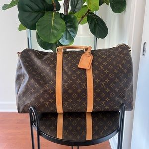 Louis Vuitton Monogram Keepall Bandouliere 55